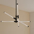 Vaxcel Avalon 27 in. W 6 Light LED Pendant in Matte Black Model: P0425