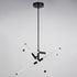 Vaxcel Avalon 27 in. W 6 Light LED Pendant in Matte Black Model: P0425