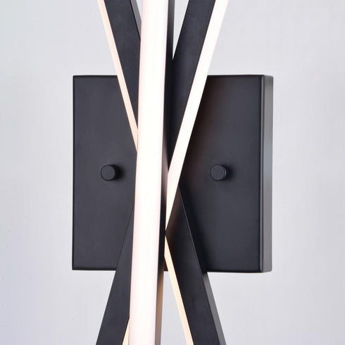 Vaxcel Barcelo 6.25 in. LED Wall Light in Matte Black Model: W0459
