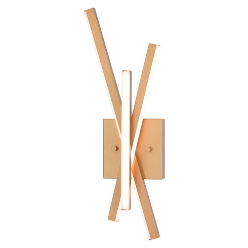 Vaxcel Barcelo 6.25 in. LED Wall Light Light in Gold Model: W0460