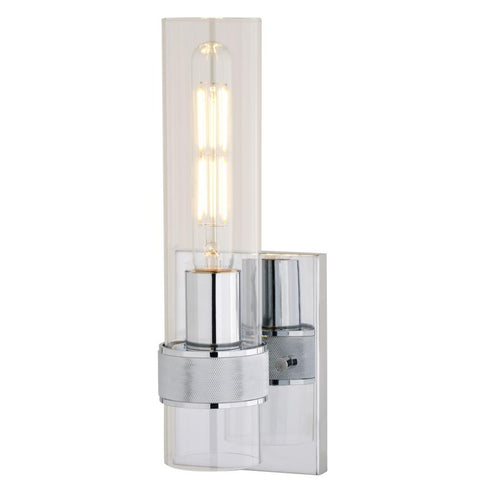 Vaxcel Bari 13 in.H Wall Light in Chrome Model: W0501