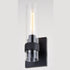 Vaxcel Bari 13 in.H Wall Light in Matte Black Model: W0428
