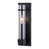 Vaxcel Bari 14 in.H Wall Light in Matte Black Model: W0427