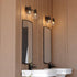 Vaxcel Beloit 17 in. W 2 Light Vanity Light Black in Matte Black Finish Model: W0503