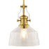 Vaxcel Beloit 9 in. W Mini Pendant in Brushed Gold Model: P0429