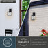 Vaxcel Berkley 6 in. W Outdoor Wall Light in Textured Black Model: T0771