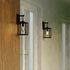 Vaxcel Berkley 6 in. W Outdoor Wall Light in Textured Black Model: T0771