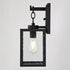 Vaxcel Berkley 6 in. W Outdoor Wall Light in Textured Black Model: T0771