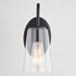 Vaxcel Beverly 1 Light Wall Light in Matte Black Model: W0441