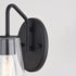 Vaxcel Beverly 1 Light Wall Light in Matte Black Model: W0441