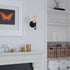 Vaxcel Briar 1 Light Wall Light in Matte Black Model: W0474