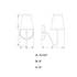 Vaxcel Briar 1 Light Wall Light in Matte Black Model: W0474