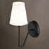 Vaxcel Briar 1 Light Wall Light in Matte Black Model: W0474
