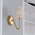 Vaxcel Briar 1 Light Wall Light in Muted Brass Model: W0473