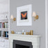 Vaxcel Briar 1 Light Wall Light in Muted Brass Model: W0473
