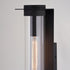 Vaxcel Brighton Park 18 in. H Outdoor Wall Light in Textured Black Model: T0712