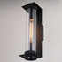Vaxcel Brighton Park 18 in. H Outdoor Wall Light in Textured Black Model: T0712