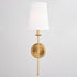 Vaxcel Camden 6 in 1 Light Wall Light in Natural Brass Model: W0448
