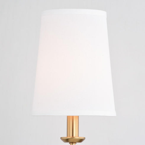 Vaxcel Camden 6 in 1 Light Wall Light in Natural Brass Model: W0448