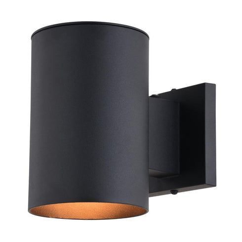Vaxcel Chiasso 1 Light 7.25 in.H Dusk to Dawn Outdoor Wall Light in Textured Black Model: T0739