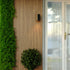 Vaxcel Chiasso 1 Light 7.25 in.H Dusk to Dawn Outdoor Wall Light in Textured Black Model: T0739
