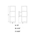 Vaxcel Chiasso LED 2 Light 13 in. H Outdoor Wall Light in Textured Black Model: T0747
