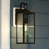 Vaxcel Clinton 6 in. Outdoor Wall Light in Matte Black Model: T0745