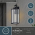 Vaxcel Clinton 6 in. Outdoor Wall Light in Matte Black Model: T0745