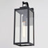 Vaxcel Clinton 6 in. Outdoor Wall Light in Matte Black Model: T0745