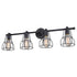 Vaxcel Clybourn 4 Light Adjustable Vanity Oil Rubbed in Bronze Model: W0314