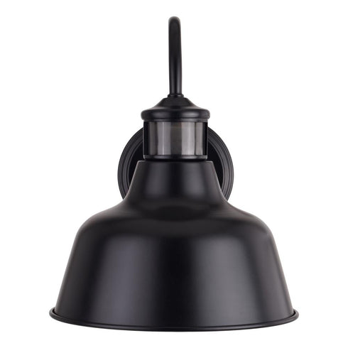Vaxcel Cody 9.25 in Dualux Outdoor Motion Sensor Wall Light in Dark Bronze and Light Gold Model: T0647