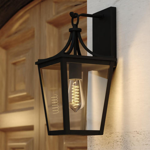 Vaxcel Cottage Grove 7.5 in. W Outdoor Wall Light in Matte Black Model: T0774