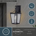 Vaxcel Cottage Grove 7.5 in. W Outdoor Wall Light in Matte Black Model: T0774