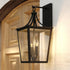 Vaxcel Cottage Grove 9 in. W Outdoor Wall Light in Matte Black Model: T0775