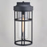 Vaxcel Crestline 6.5 in Outdoor Wall Light in Textured Black Model: T0742