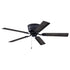 Vaxcel Cromwell 52 in. Ceiling Fan with Pull Chain and Remote in Matte Black Model: F0128