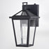 Vaxcel Derby 6 in Outdoor Wall Light in Matte Black Model: T0715