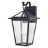 Vaxcel Derby 8 in Outdoor Wall Light in Matte Black Model: T0716