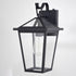 Vaxcel Derby 8 in Outdoor Wall Light in Matte Black Model: T0716
