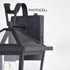 Vaxcel Derby 8 in Outdoor Wall Light in Matte Black Model: T0716