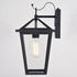 Vaxcel Derby 8 in Outdoor Wall Light in Matte Black Model: T0716