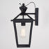 Vaxcel Derby Dualux 8 in Outdoor Motion Sensor Wall Light in Matte Black Model: T0717