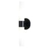 Vaxcel Elliot 20.5 in. 2 Light Wall Light in Matte Black Model: W0457