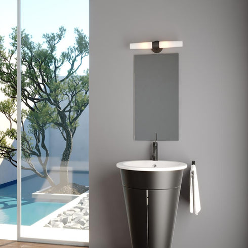 Vaxcel Elliot 20.5 in. 2 Light Wall Light in Matte Black Model: W0457