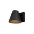 Vaxcel Evans 6 in. W LED Outdoor Wall Light in Textured Black Model: T0769
