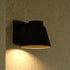 Vaxcel Evans 6 in. W LED Outdoor Wall Light in Textured Black Model: T0769