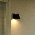 Vaxcel Evans 6 in. W LED Outdoor Wall Light in Textured Black Model: T0769