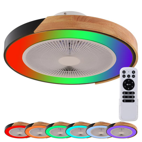 Vaxcel Everette 20 in. LED Ceiling Fan in Matte Black Model: F0131
