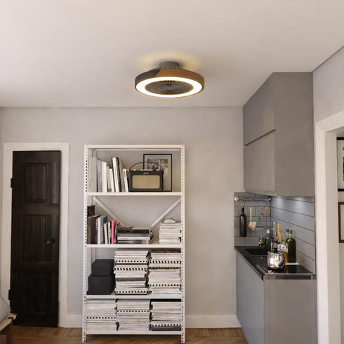 Vaxcel Everette 20 in. LED Ceiling Fan in Matte Black Model: F0131