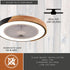 Vaxcel Everette 20 in. LED Ceiling Fan in Matte Black Model: F0131